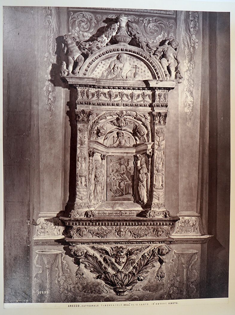 Arezzo Cattedrale. Tabernacolo dell’olio santo [d’autore ignoto] (Arezzo Cathedral. Tabernacle of the holy oil [author unknown]), Italy