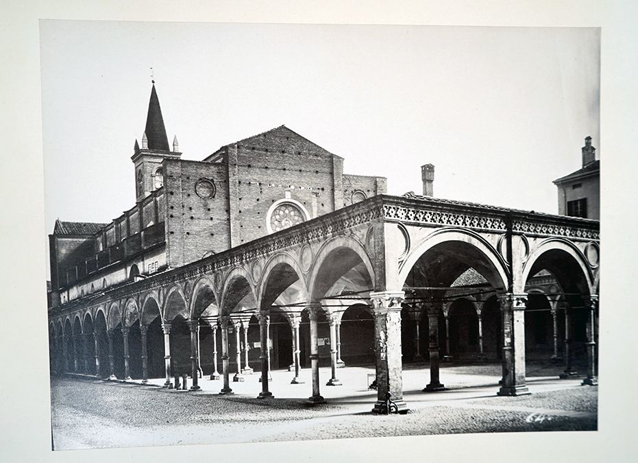 Arcaded courtyard, Italy