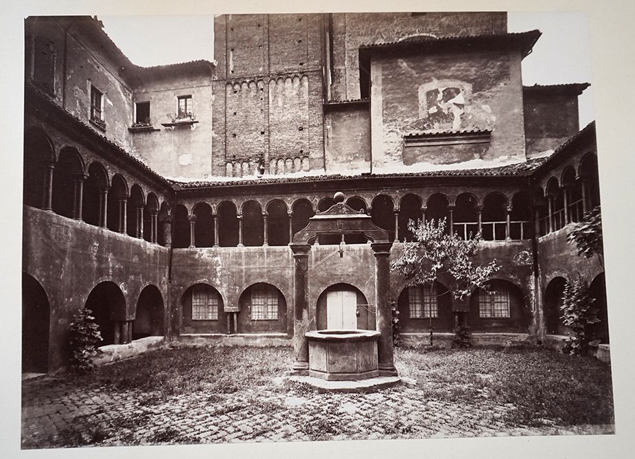 Deteriorated courtyard, Italy