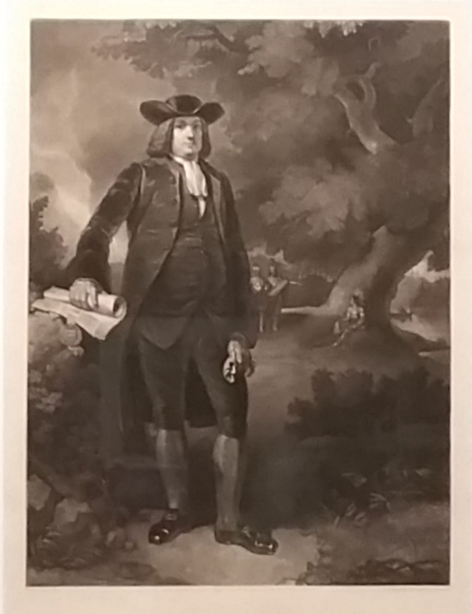William Penn at the treaty Elm  (after Henry Inman)