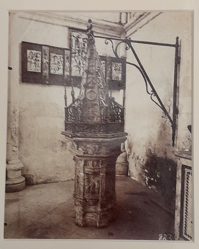 Baptismal font, Abbey of St. Riquier, Somme