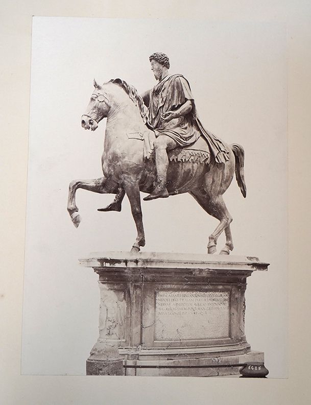 Equestrian Statue of Roman emperor Marcus Aurelius