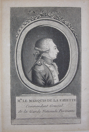 Mr Le Marquis de Lafayette