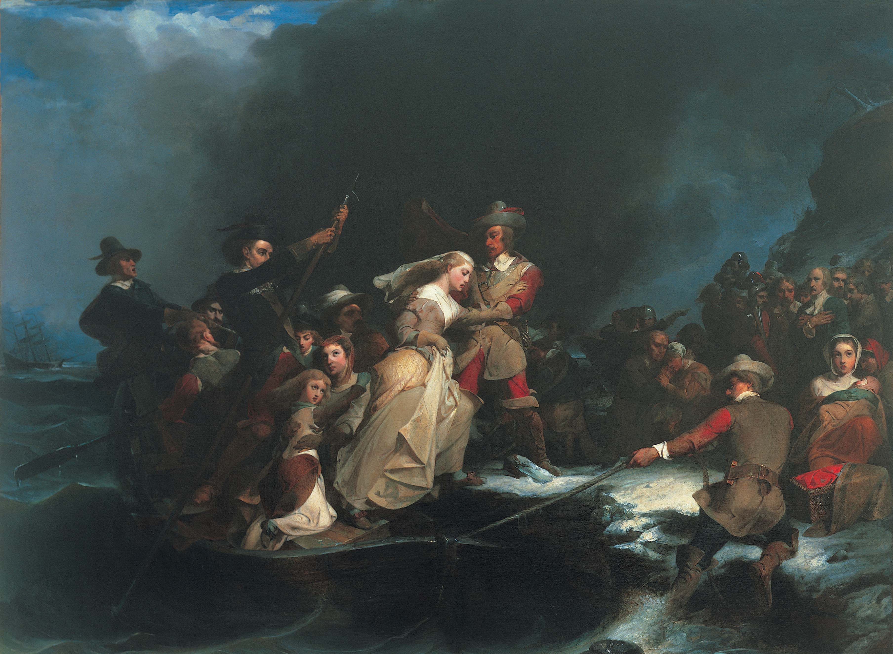 Landing of the Pilgrims at Plymouth Rock, 1620