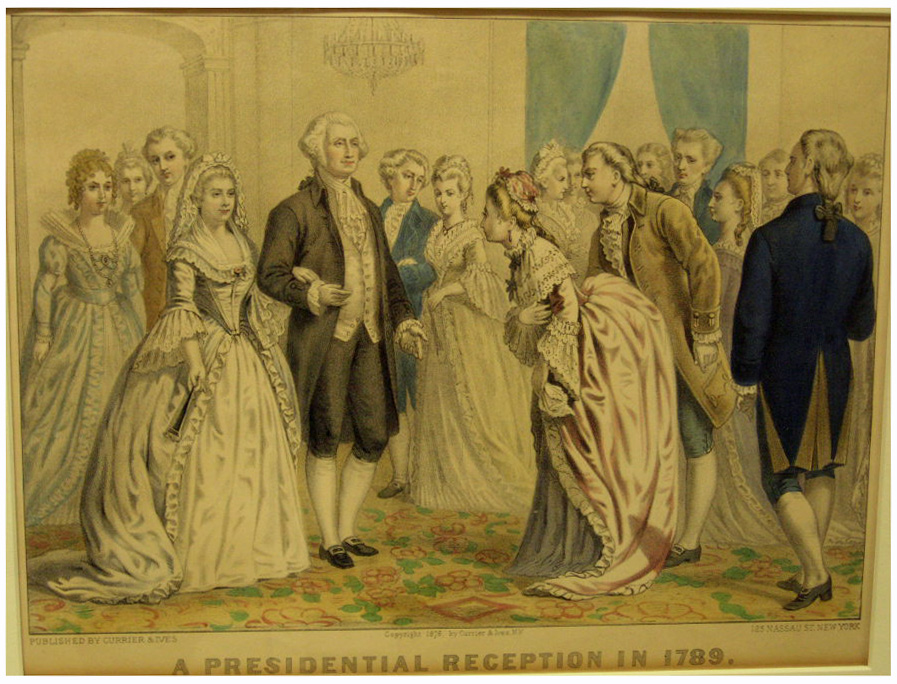 A Presidential Reception in 1789