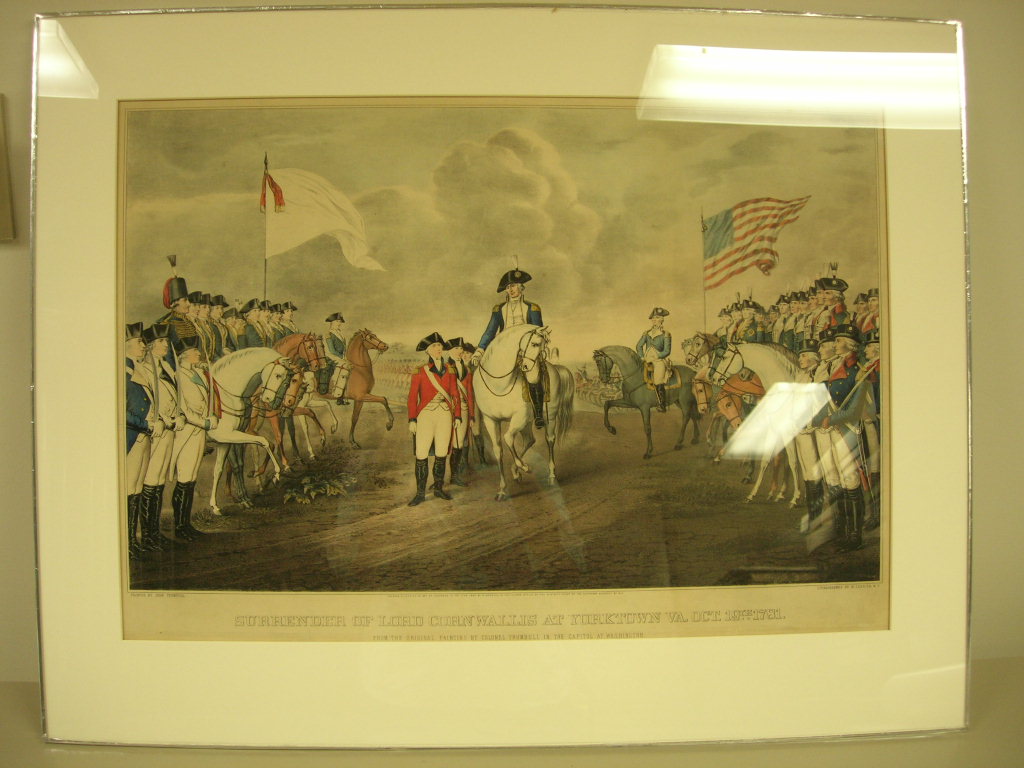 Surrender of Lord Cornwallis at Yorktown Va. Oct. 19th 1781