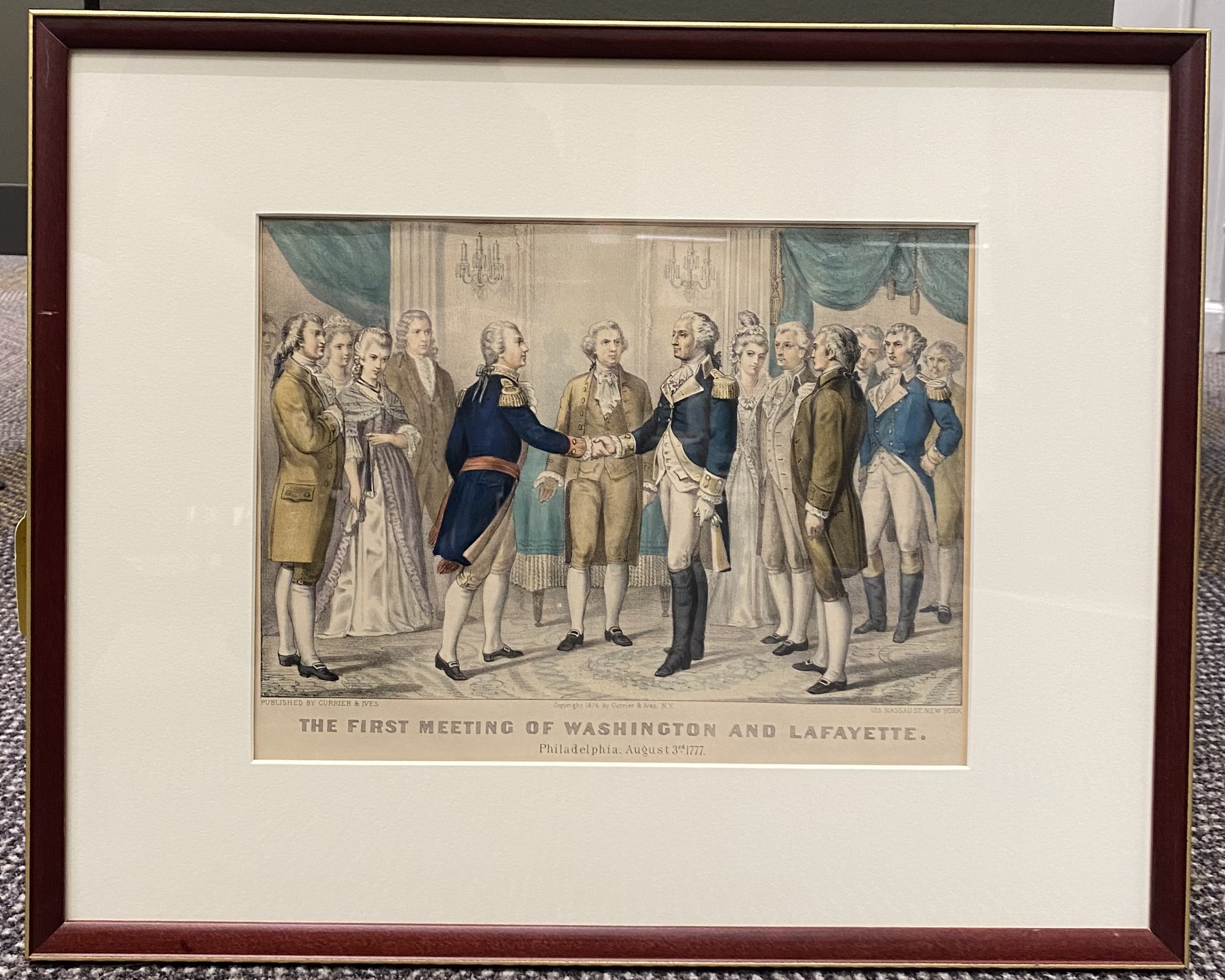 The First Meeting of Washington and Lafayette