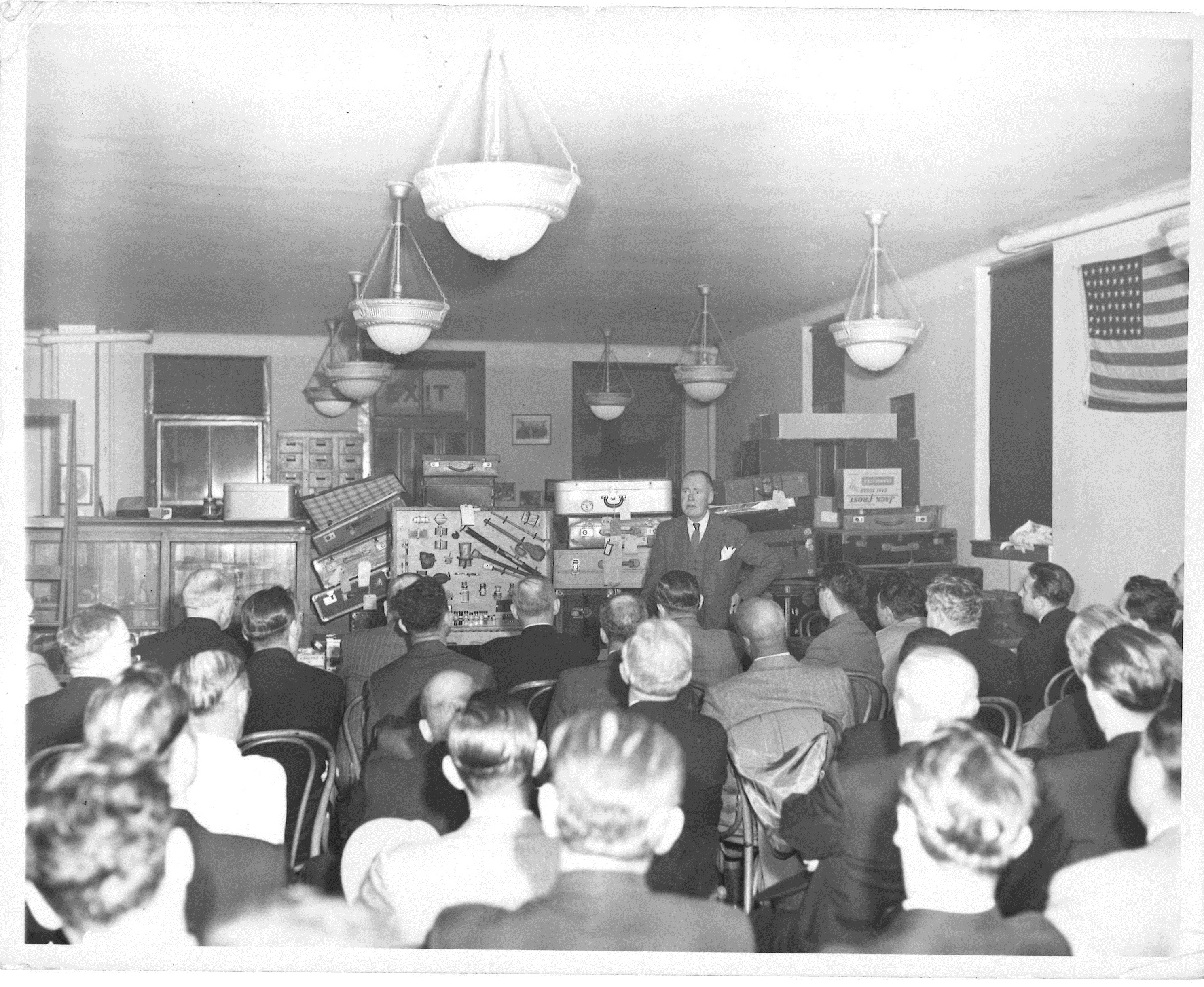 scanned for database, front