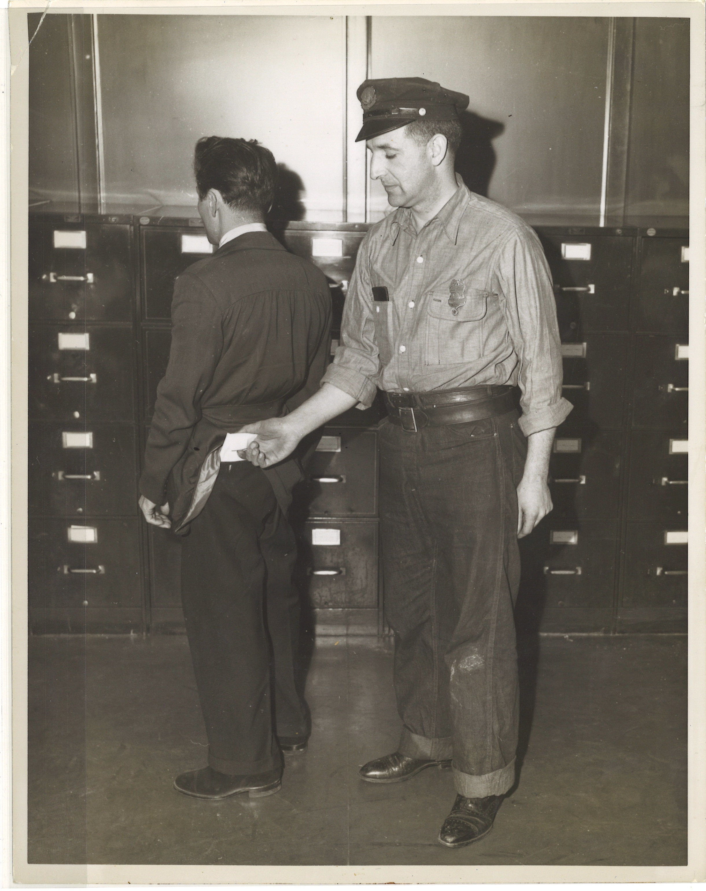 scanned for database, front