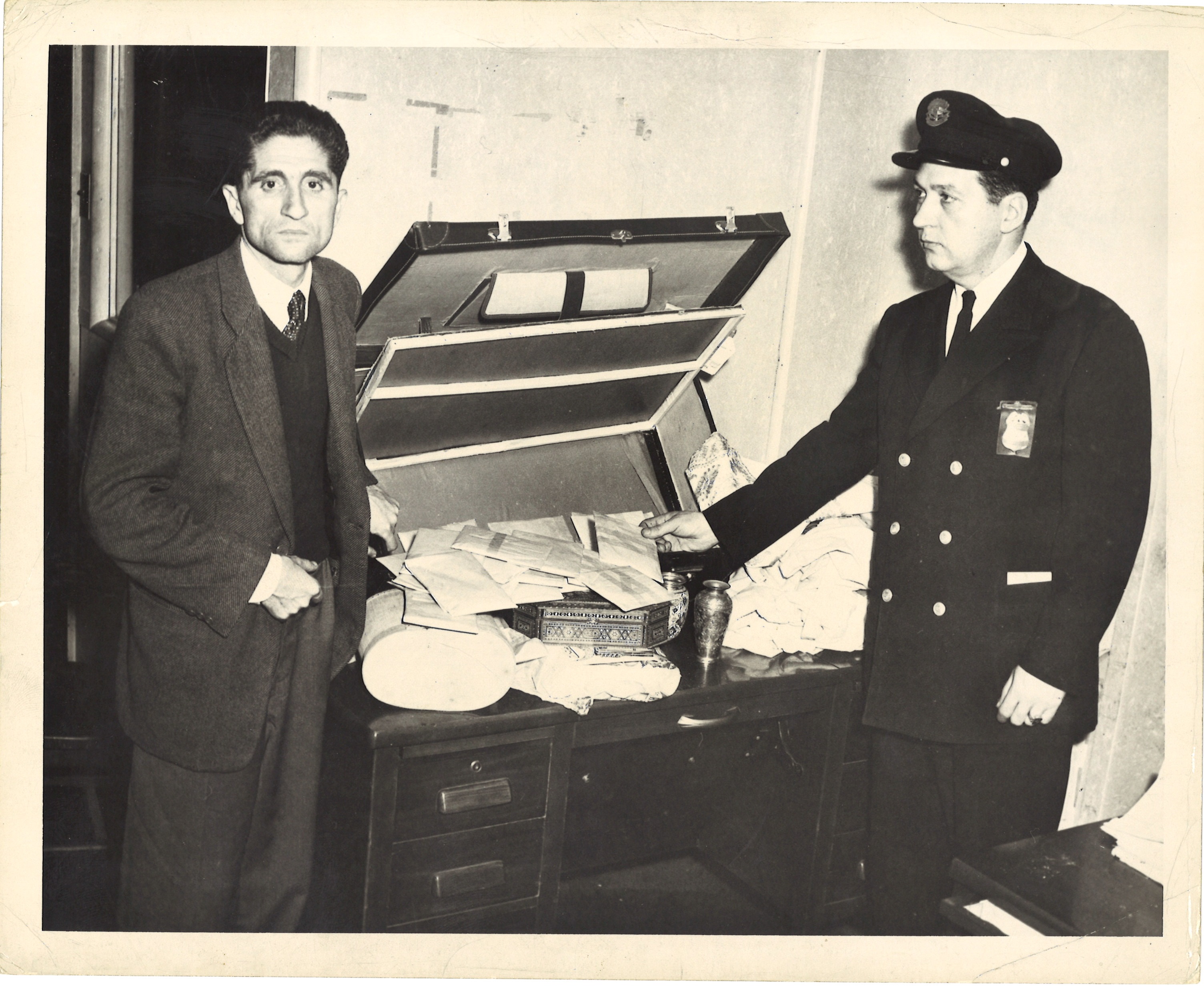 scanned for database, front