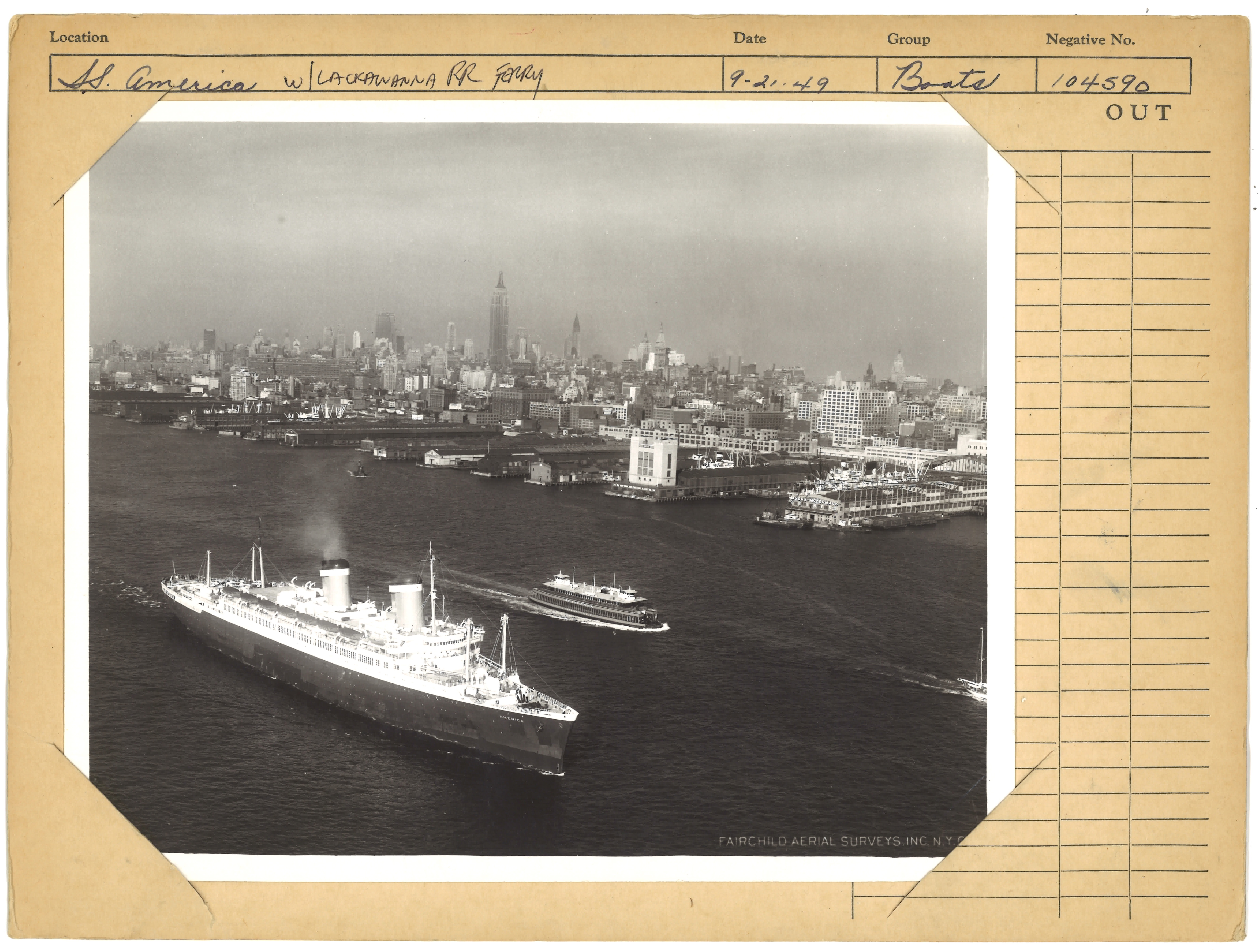 2019/02/11 scanned in office for database, the original arrangement of 2018.008.0007 with info card.	