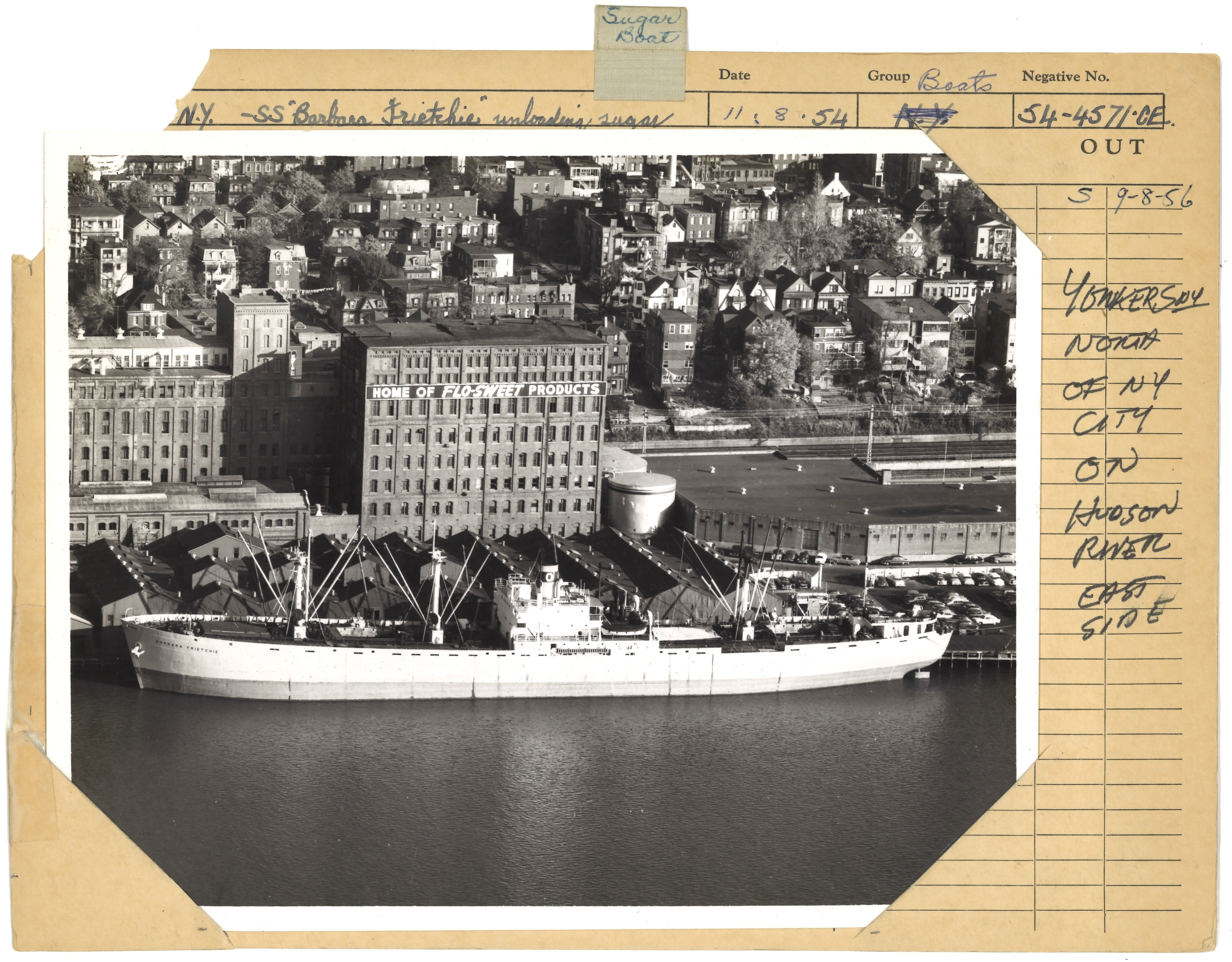 2019/02/11 scanned in office for database, the original arrangement of 2018.008.0008 with info card.