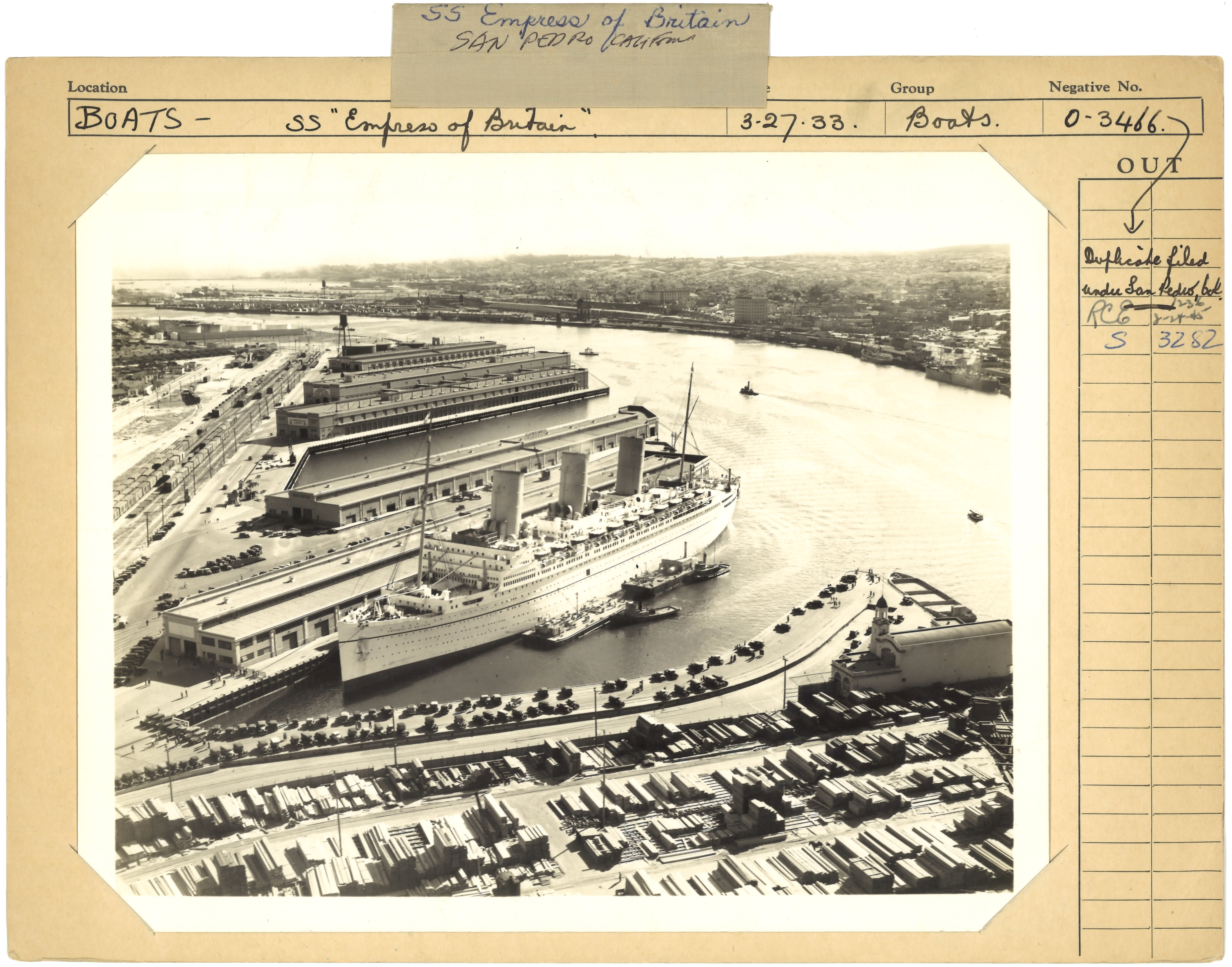 2019/03/06 scanned in office for database, the original arrangement of 2018.008.0035 with info card, recto.