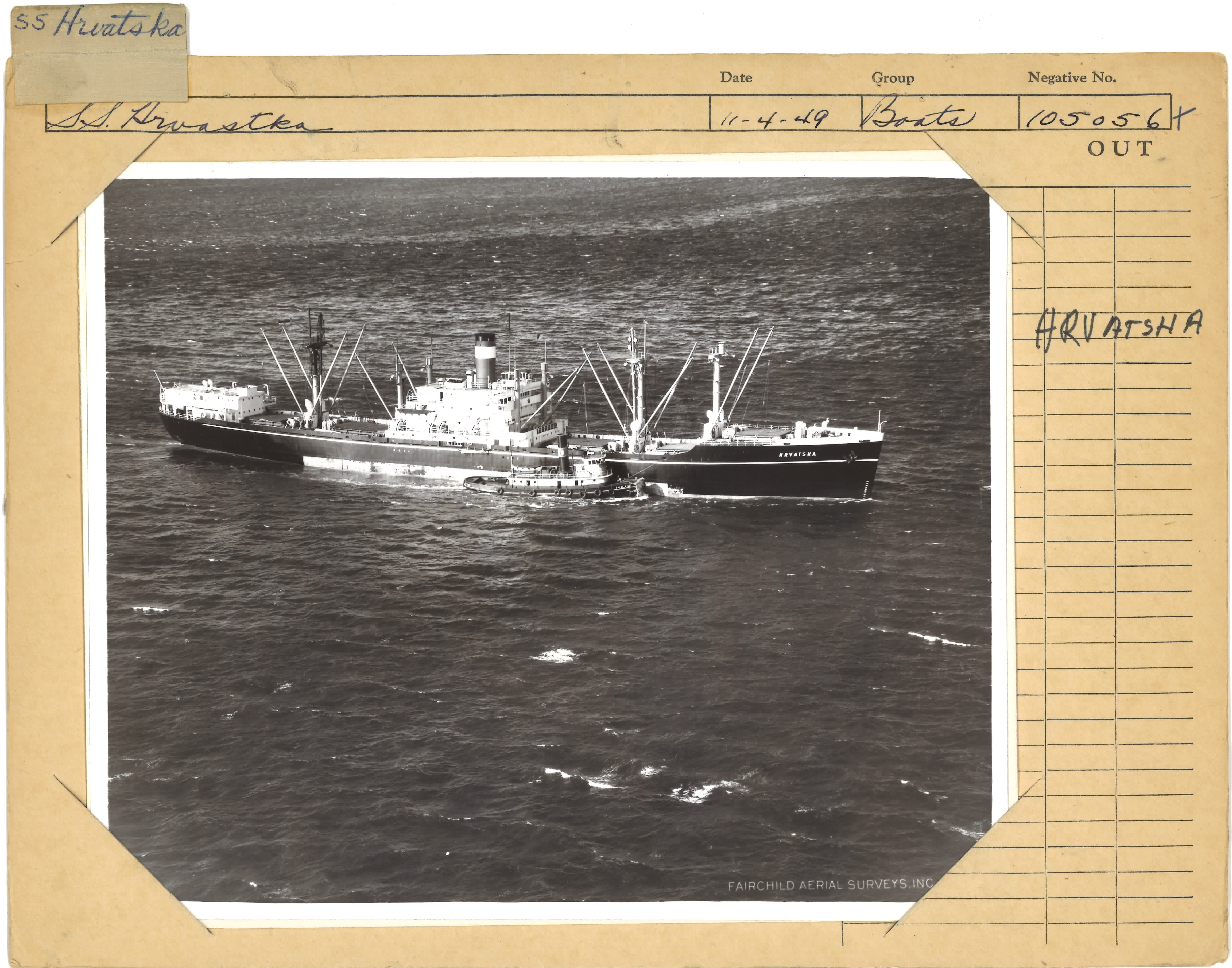 2019/03/25 scanned in office for database, the original arrangement of 2018.008.0054-.0055 with info card, recto.