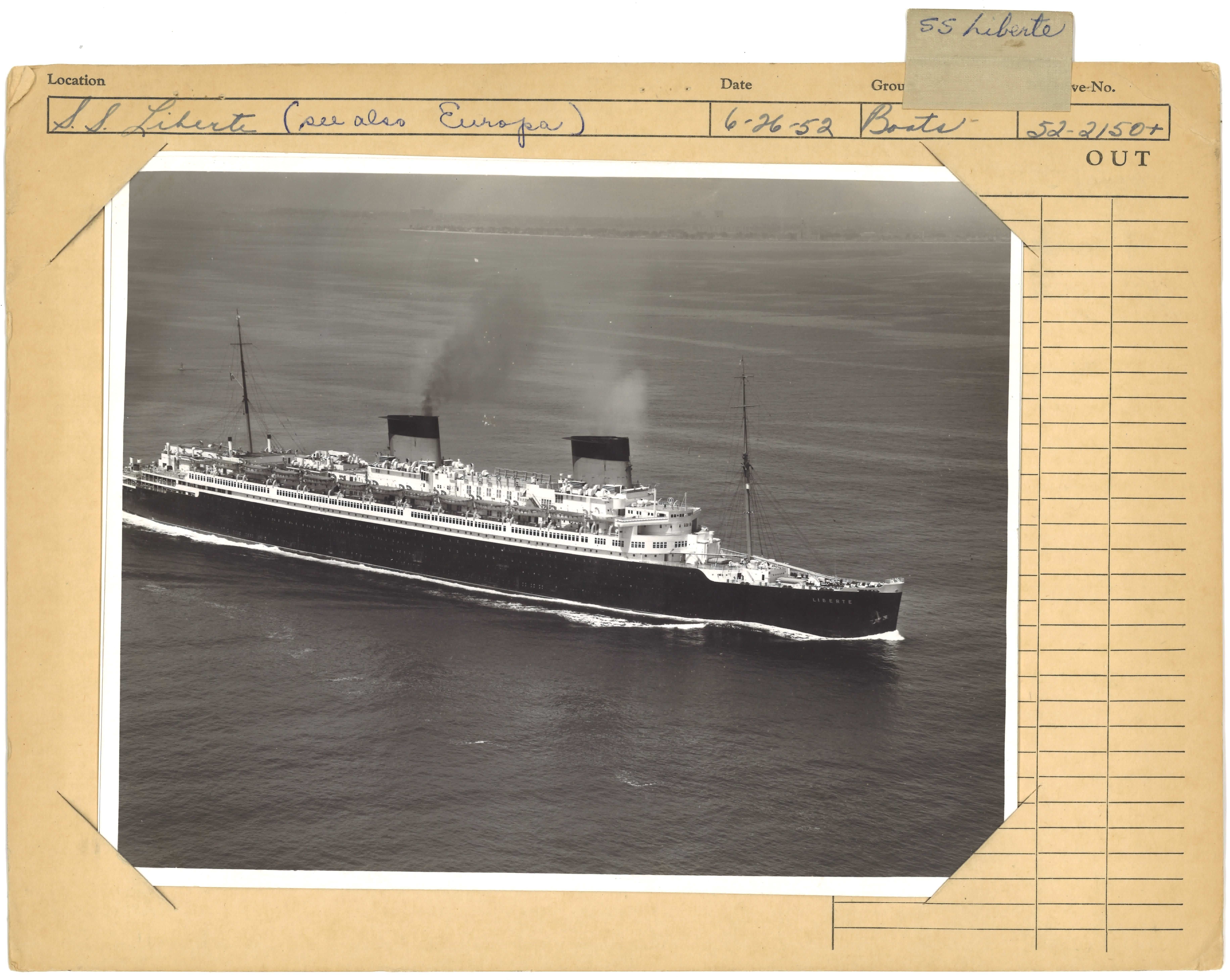 2019/04/01 scanned in office for database, the original arrangement of 2018.008.0079-.0080 with info card, recto.