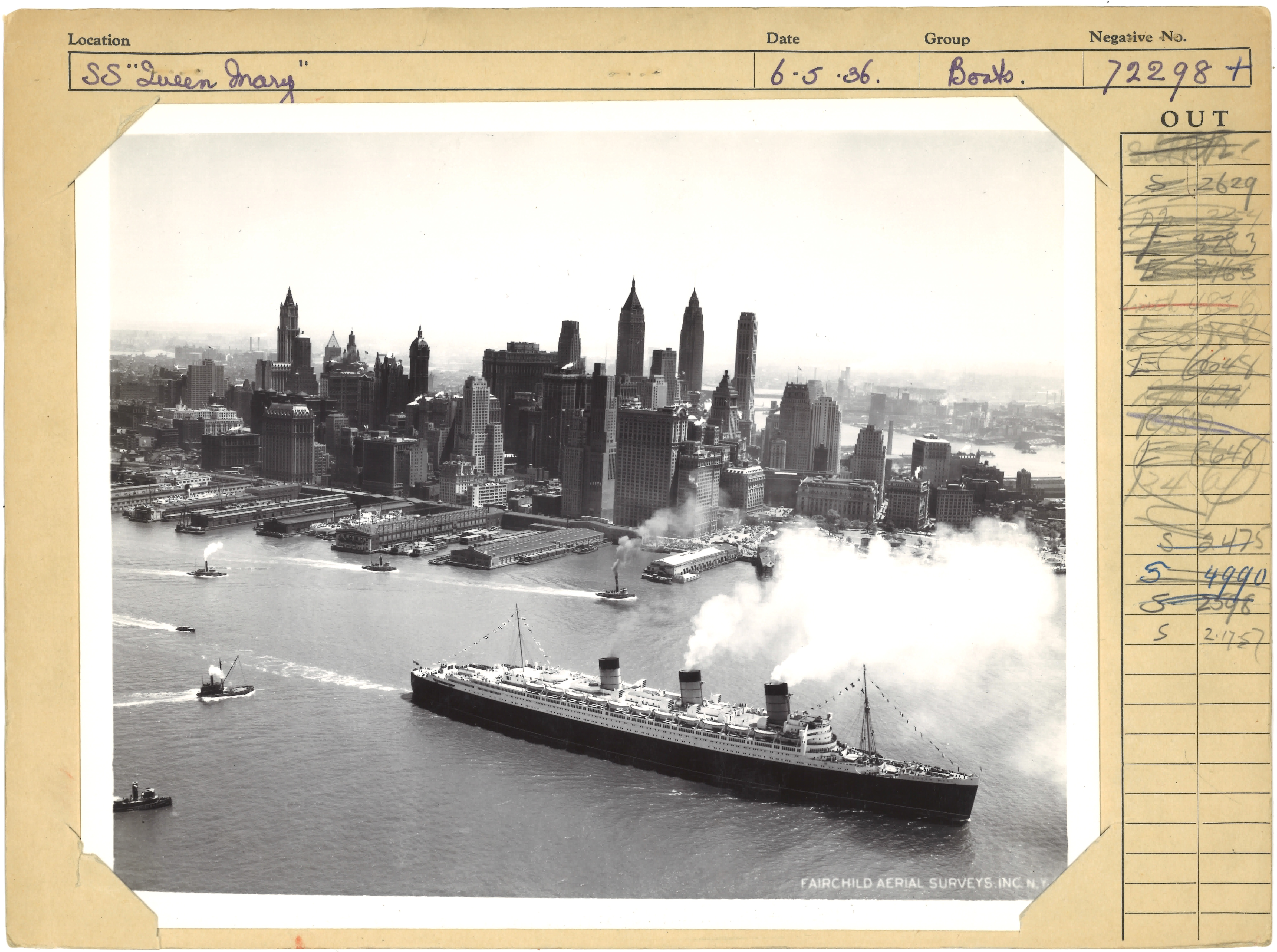 2019/04/08 scanned in office for database, the original arrangement of 2018.008.0087 with info card, recto.