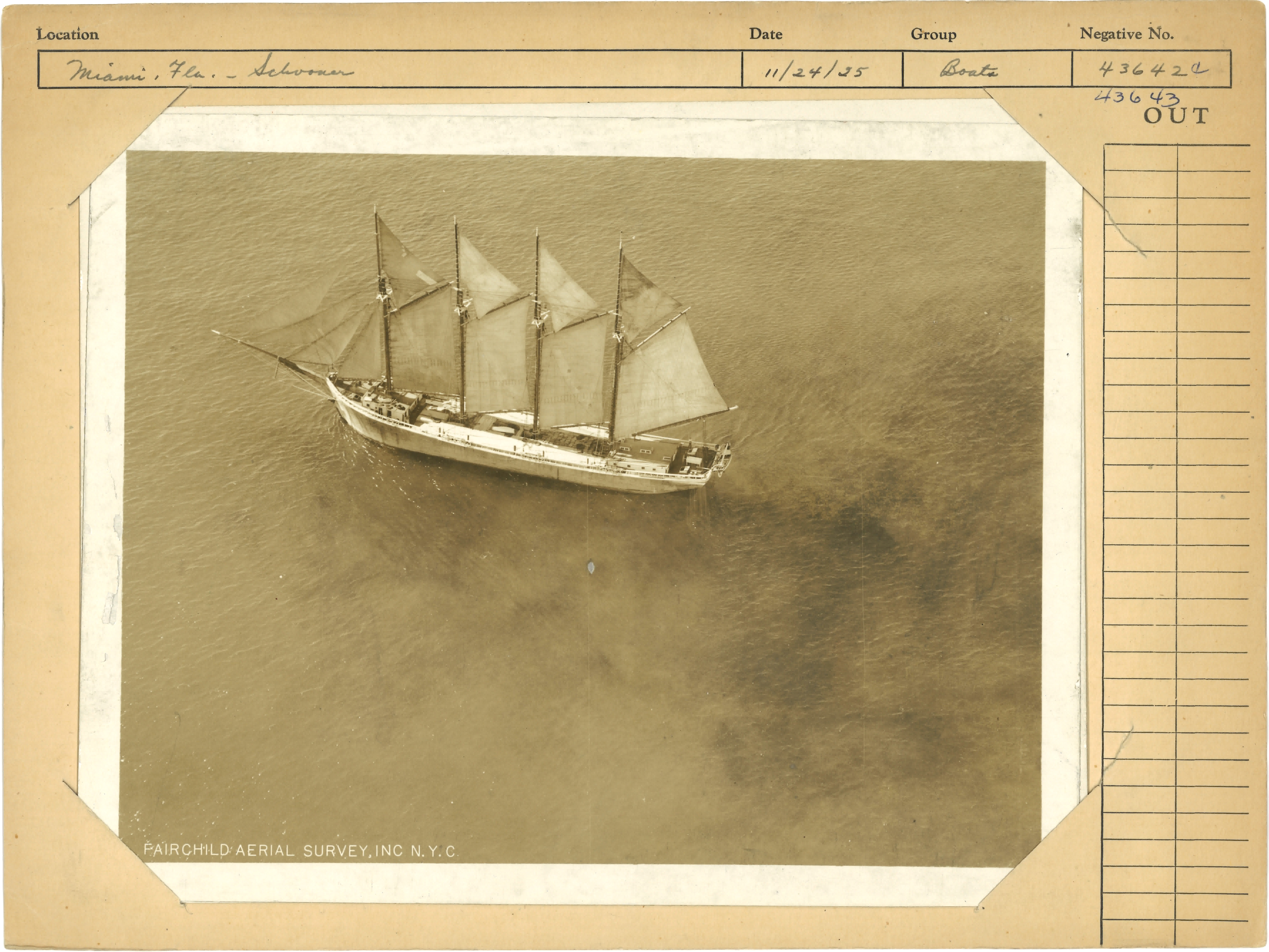 2019/04/10 scanned in office for database, the original arrangement of 2018.008.0099-.0100 with info card, recto.