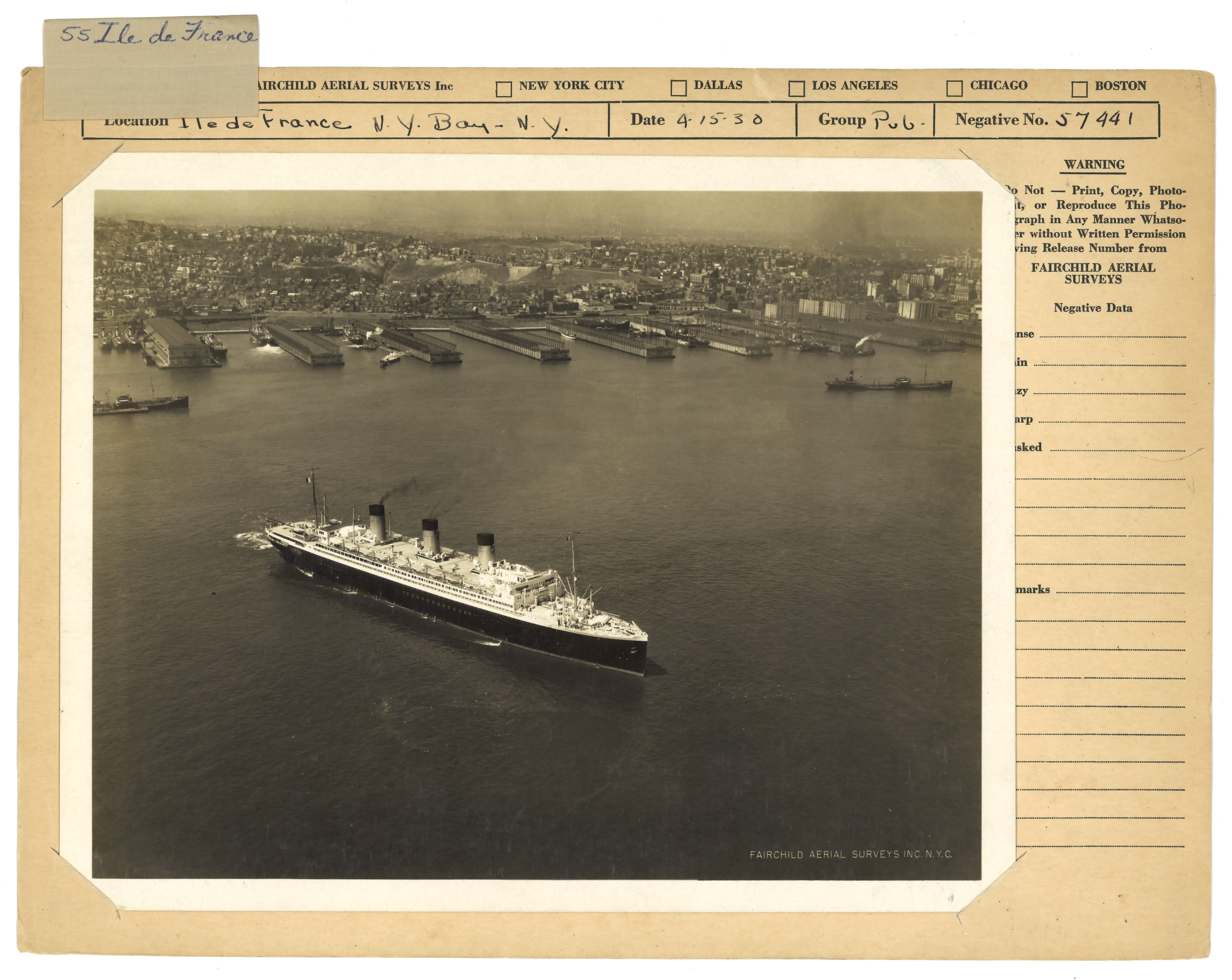 2019/07/23 scanned in office for database, original arrangement for 2018.008.0151- .0152 with info card, recto. 