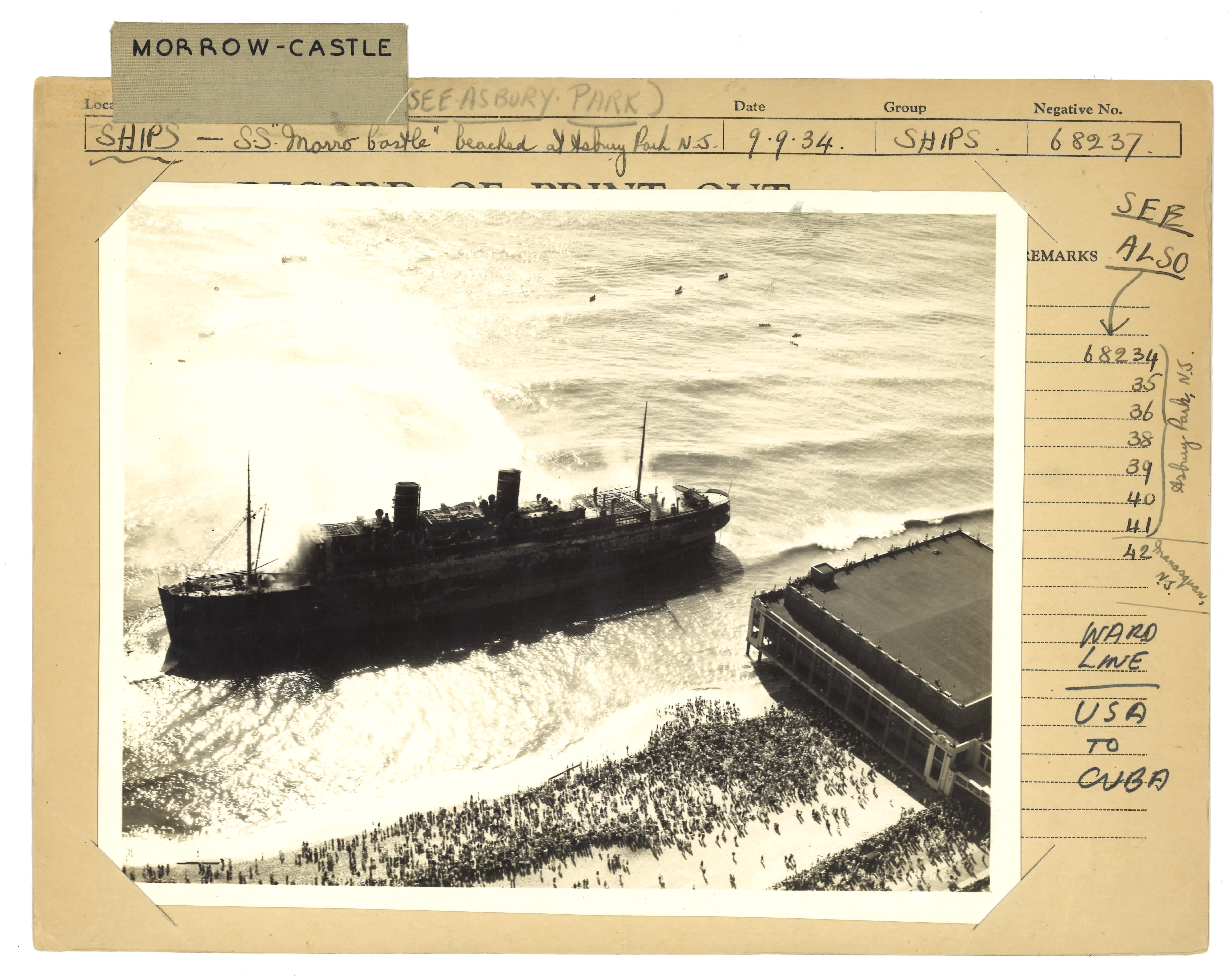 2019/07/30 scanned in office for database, original arrangement 2018.008.0172 with info card, recto. 