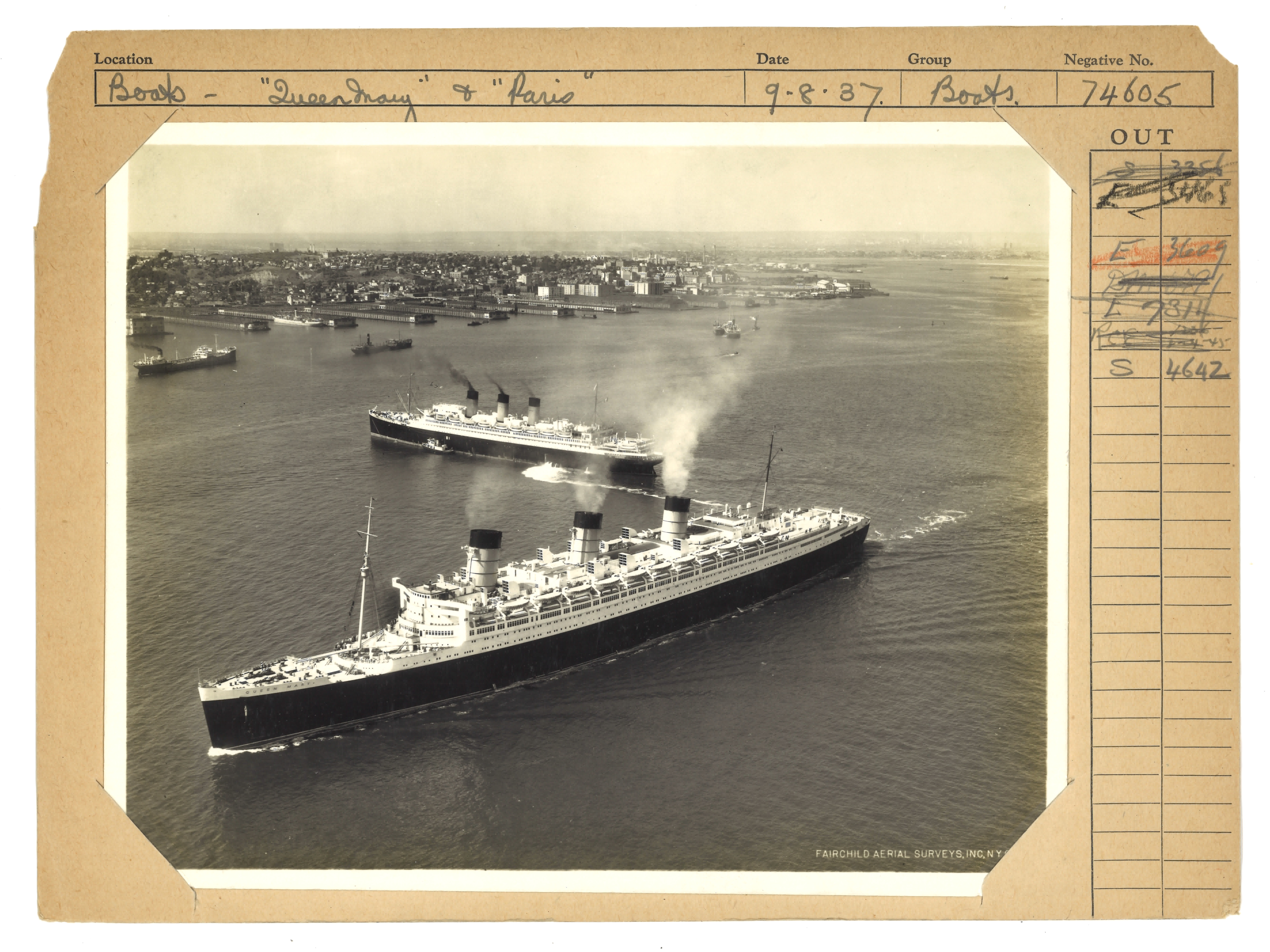 2019/08/27 scanned in office for database, original arrangement of 2018.008.0234 with info card, recto. 