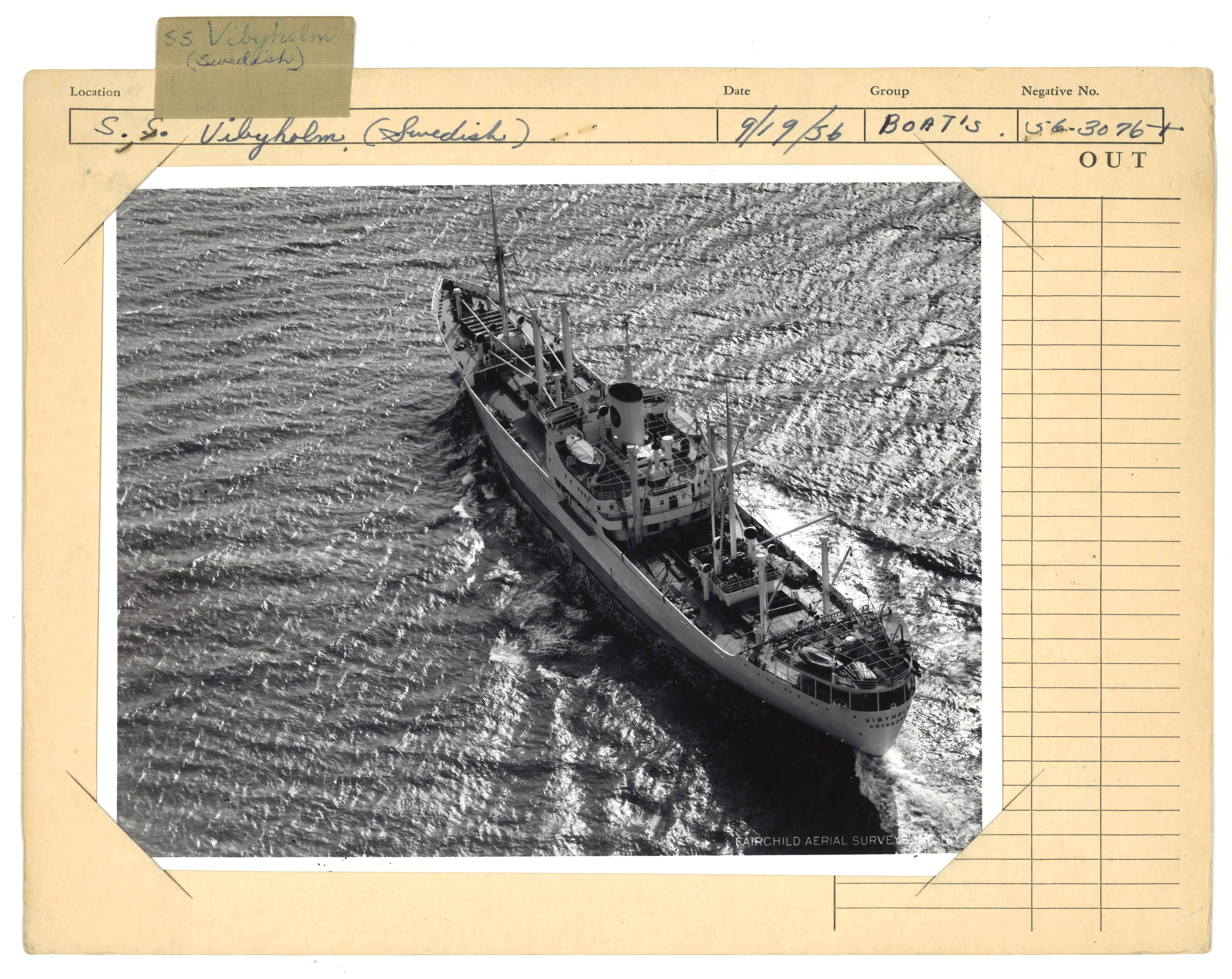 2019/09/04 scanned in office for database, original arrangement of 2018.008.0241- .0245 with info card, recto. 