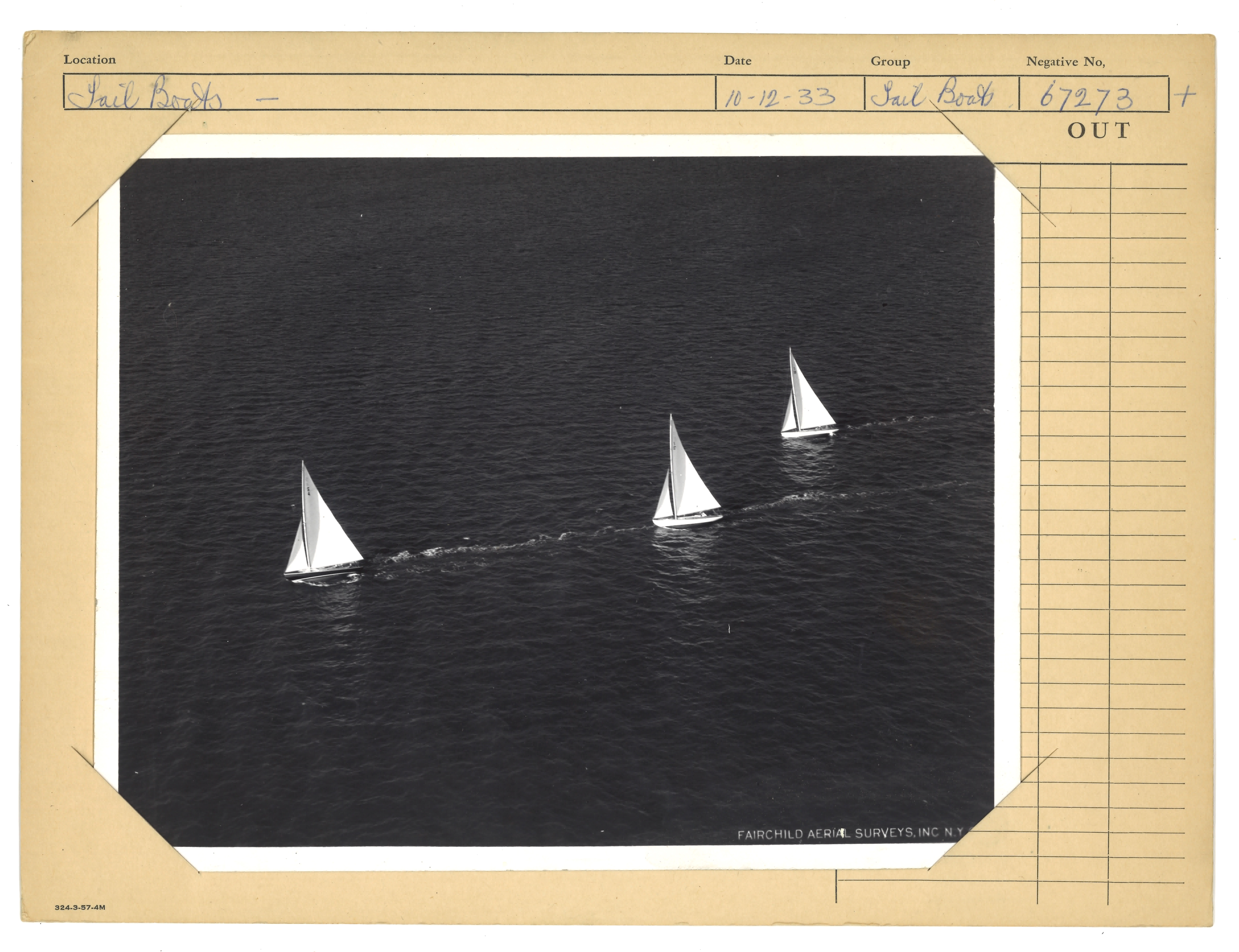 2019/09/10 scanned in office for database, original arrangement of 2018.008.0263- .0265 with info card, recto. 