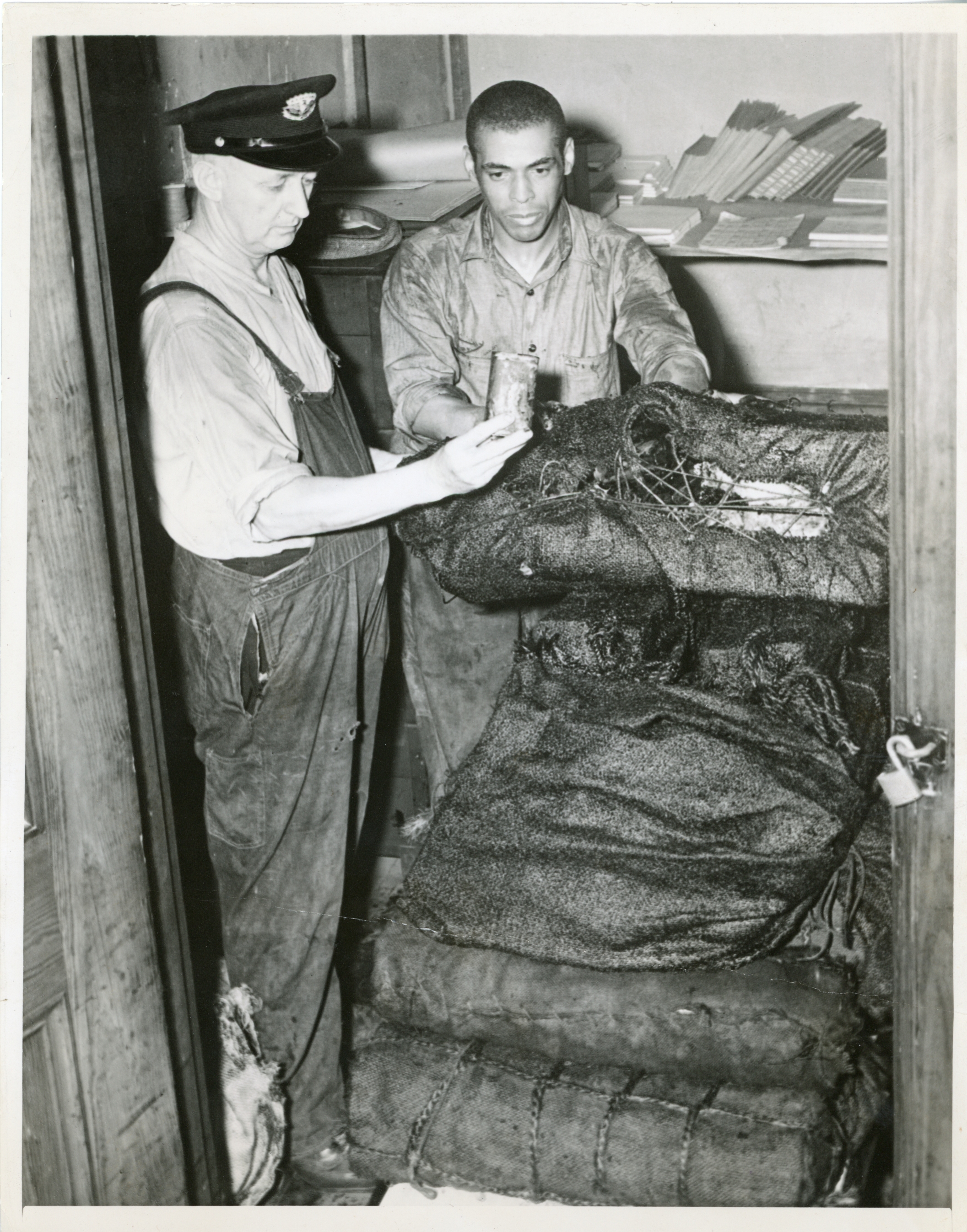 scanned for database, front