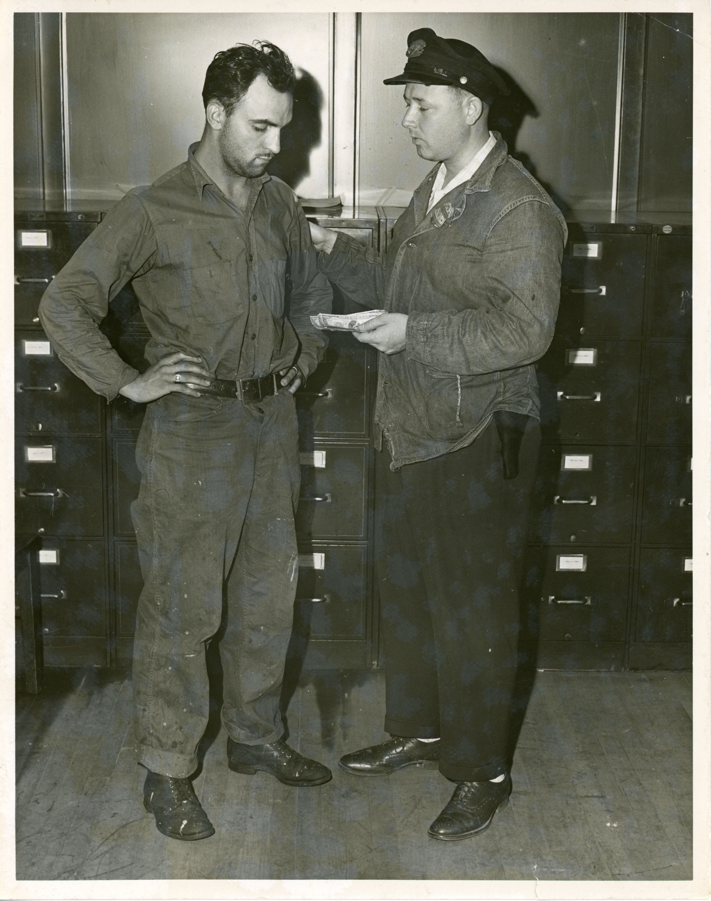 scanned for database, front