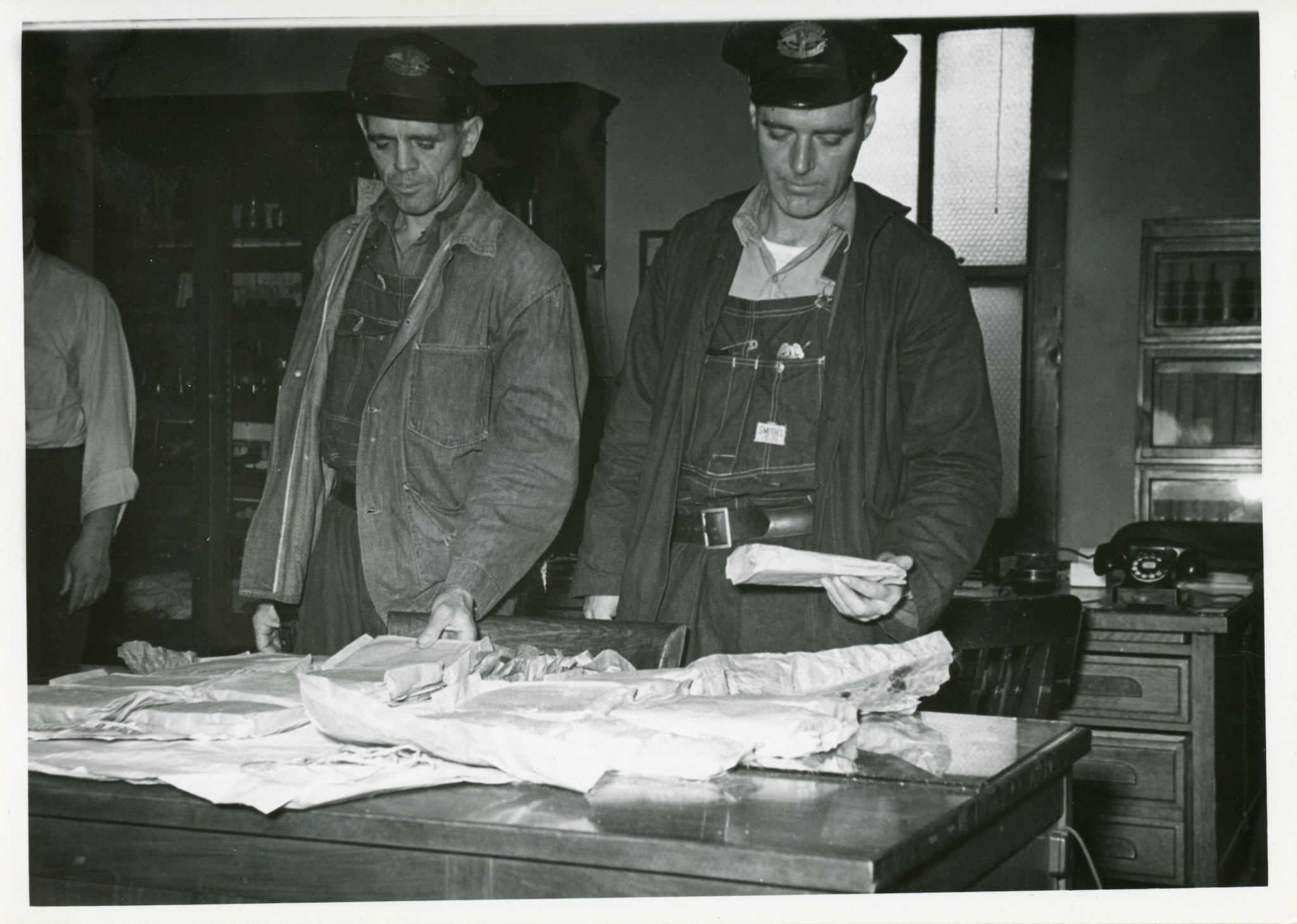 scanned for database, front