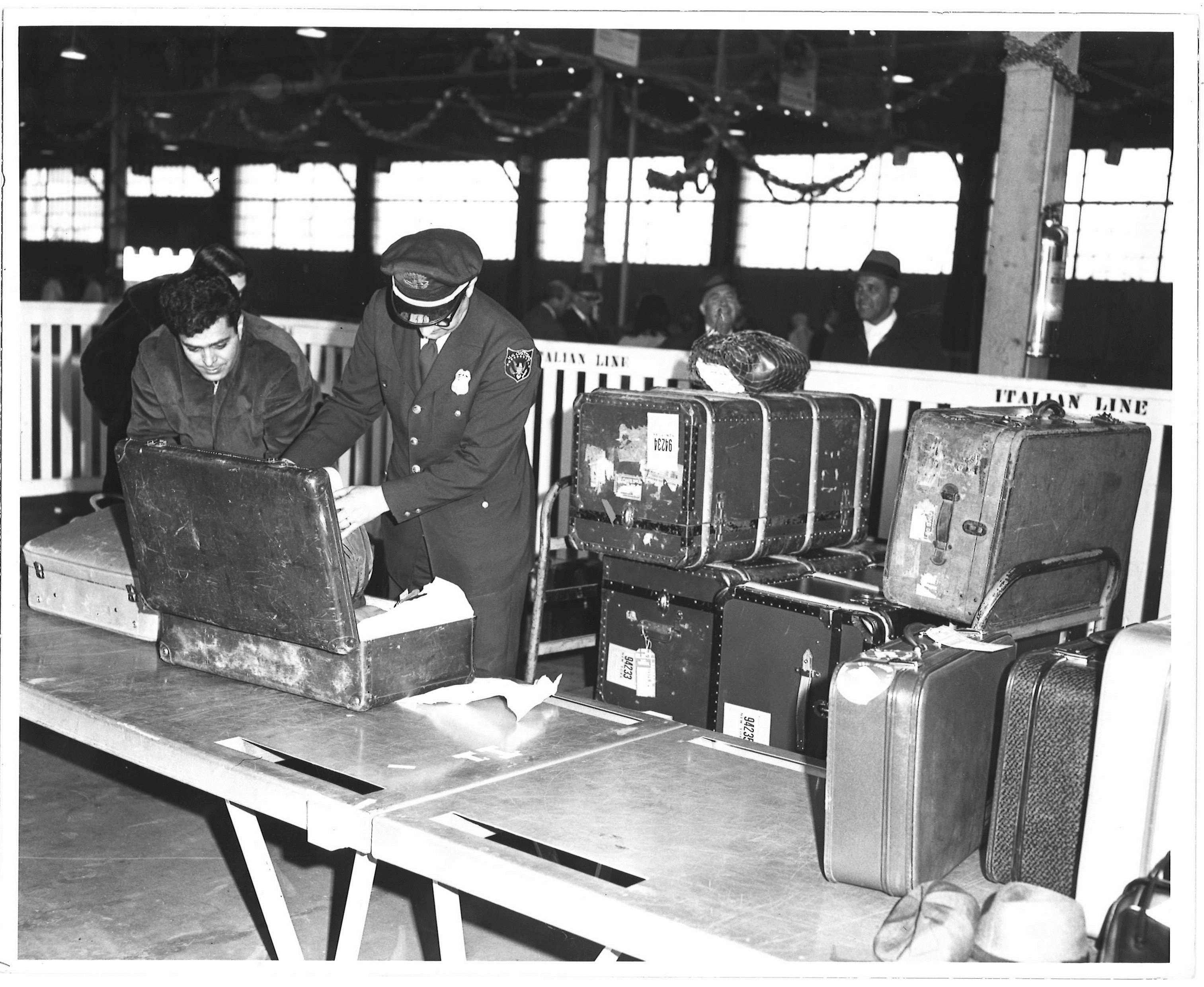 scanned for database, front