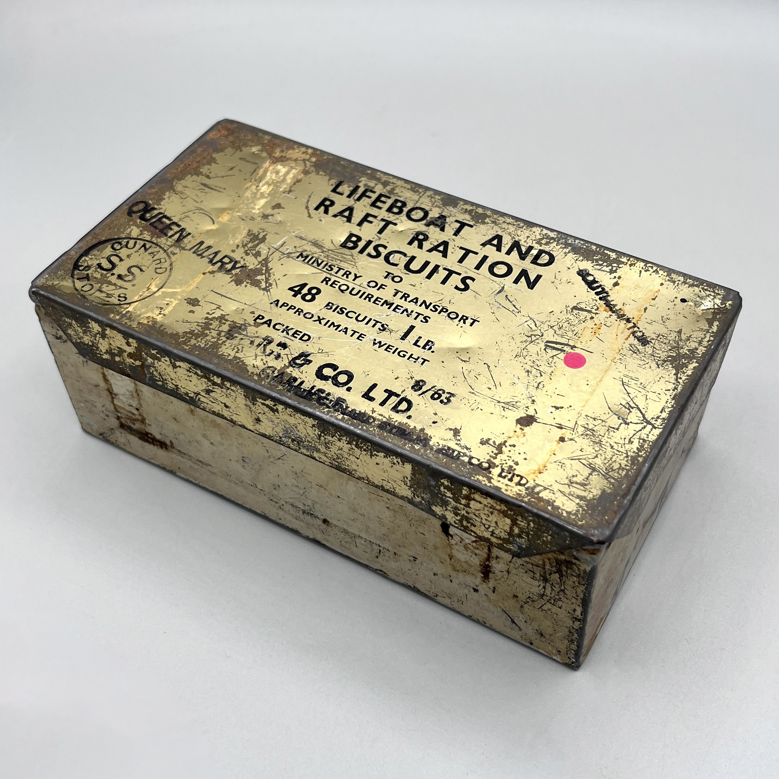 2024/10/10, object photographed in collections storage for database