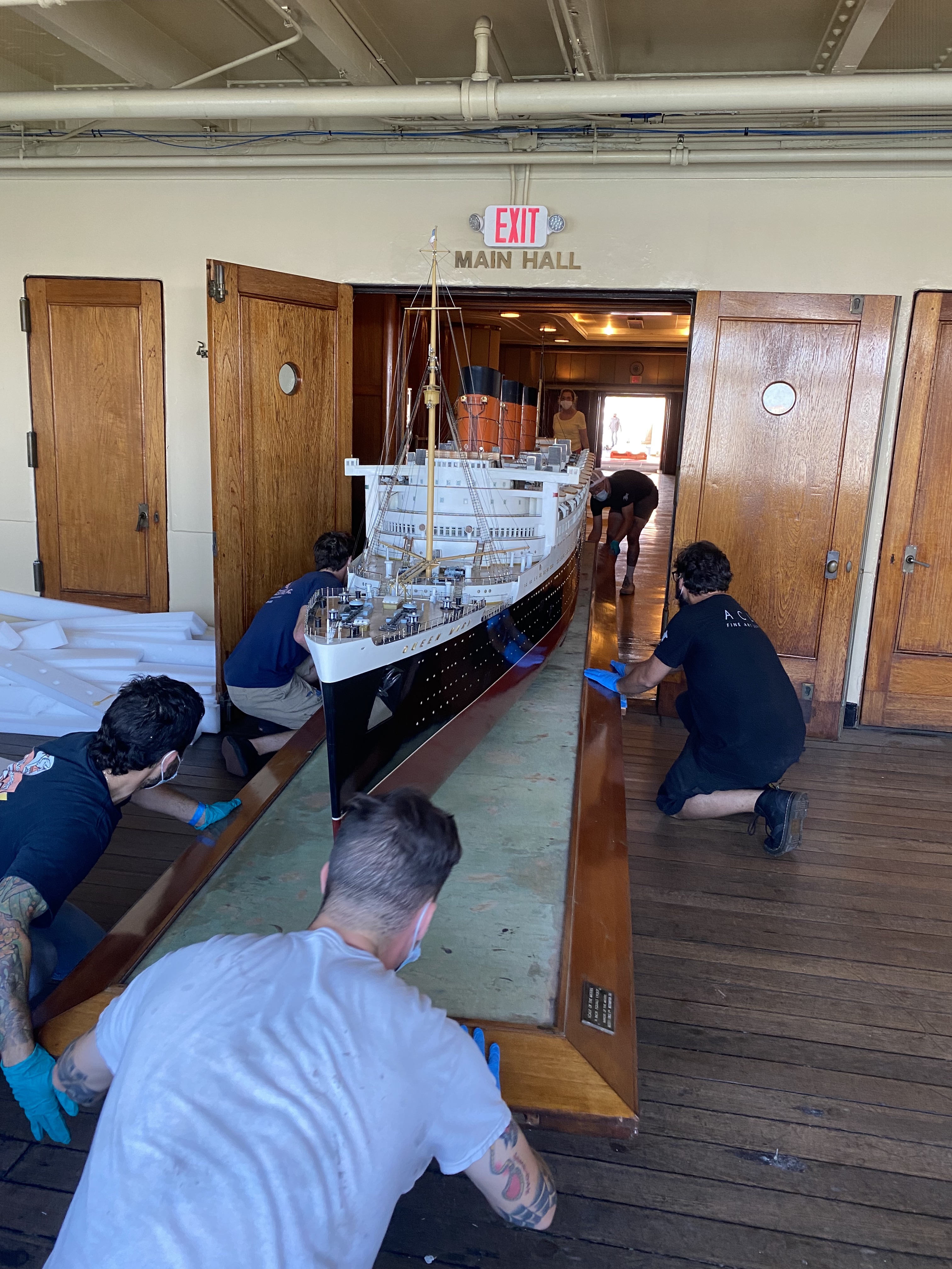 2021/08/05 image taken on board Queen Mary for database and institutional memory