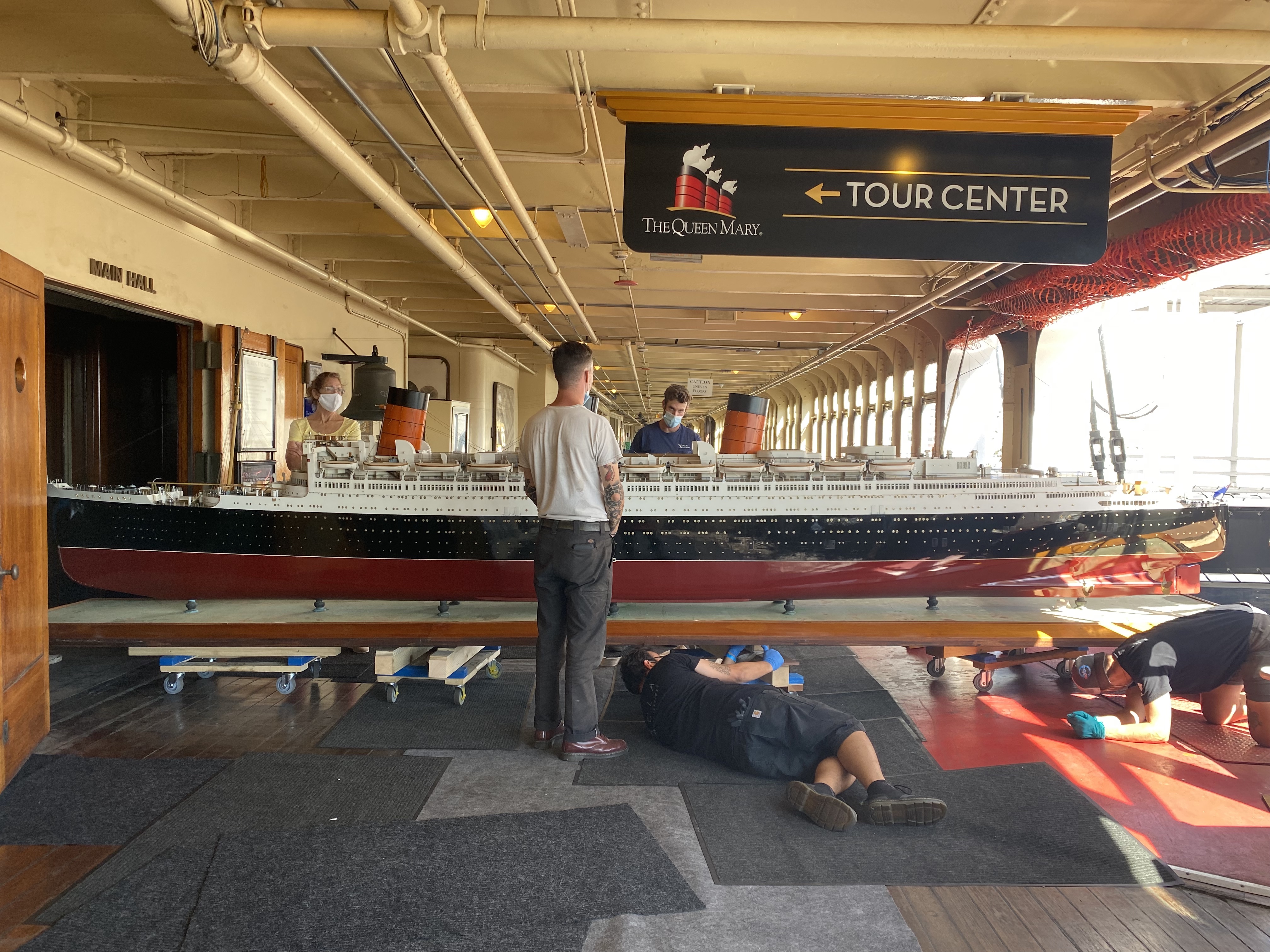 2021/08/05 image taken on board Queen Mary for database and institutional memory