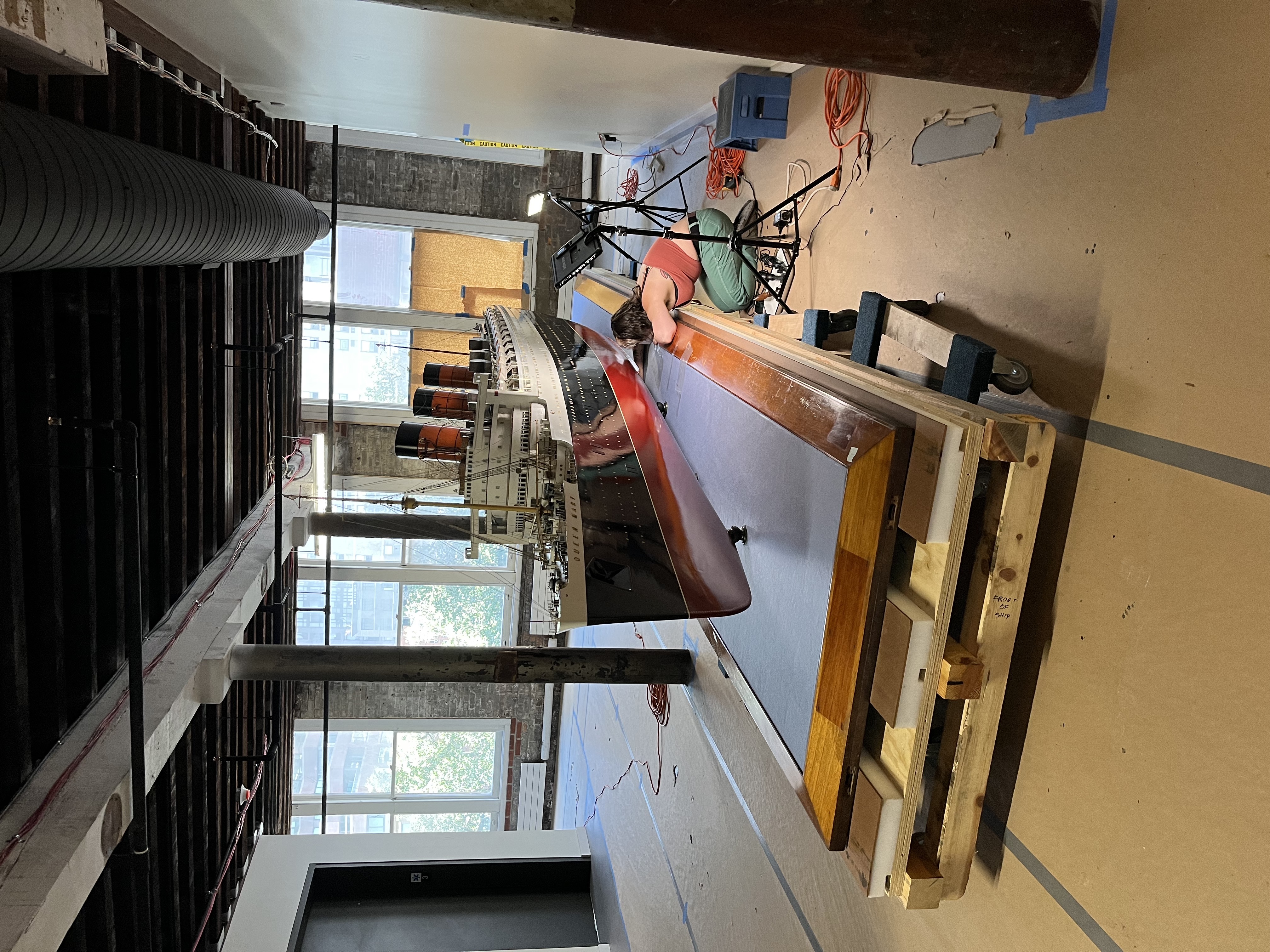 2022-07 image taken in the A.A. Thomson & Co. warehouse, 3rd Floor, during conservation treatment for database