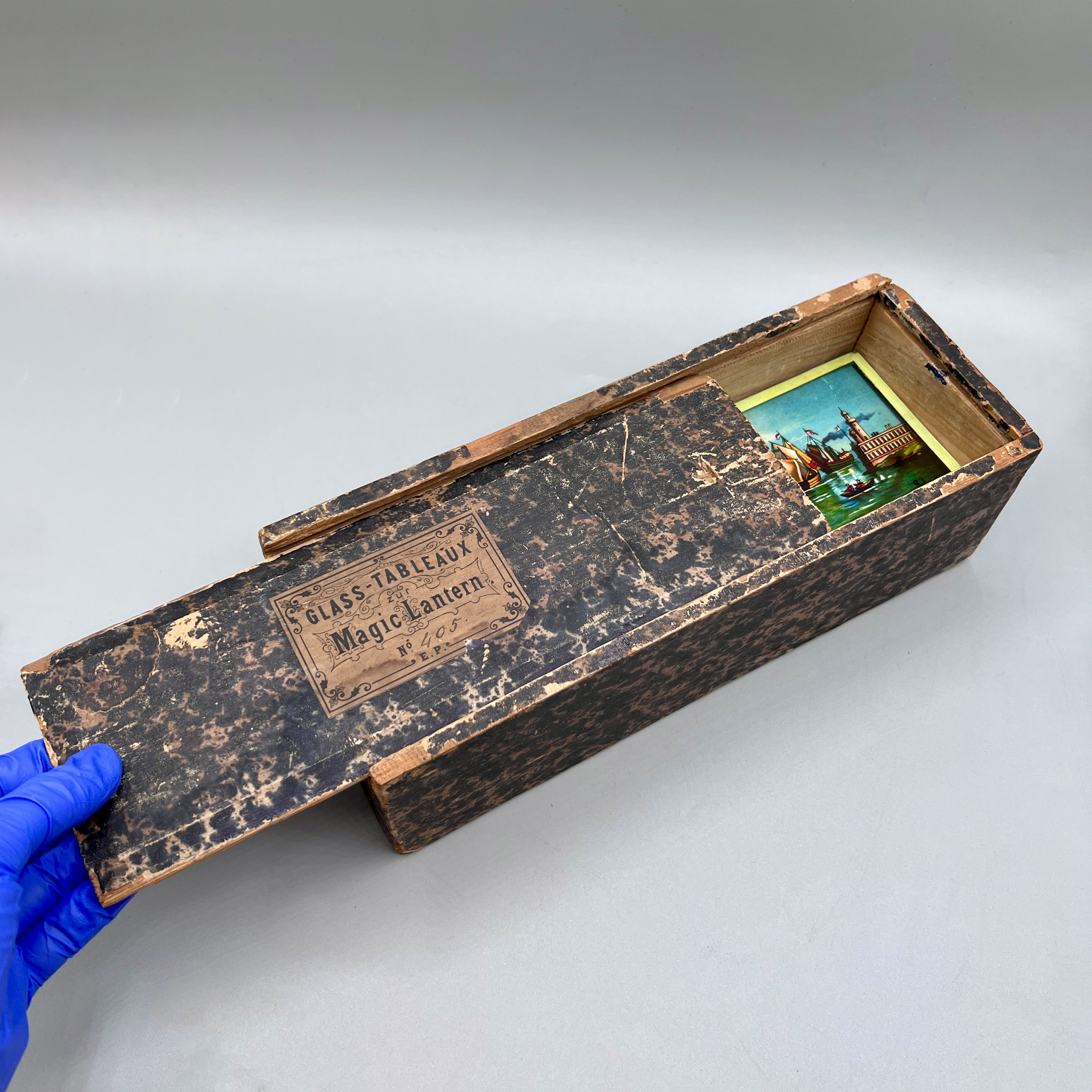 2025/02/20, object photographed in collections storage for database, handled with gloves