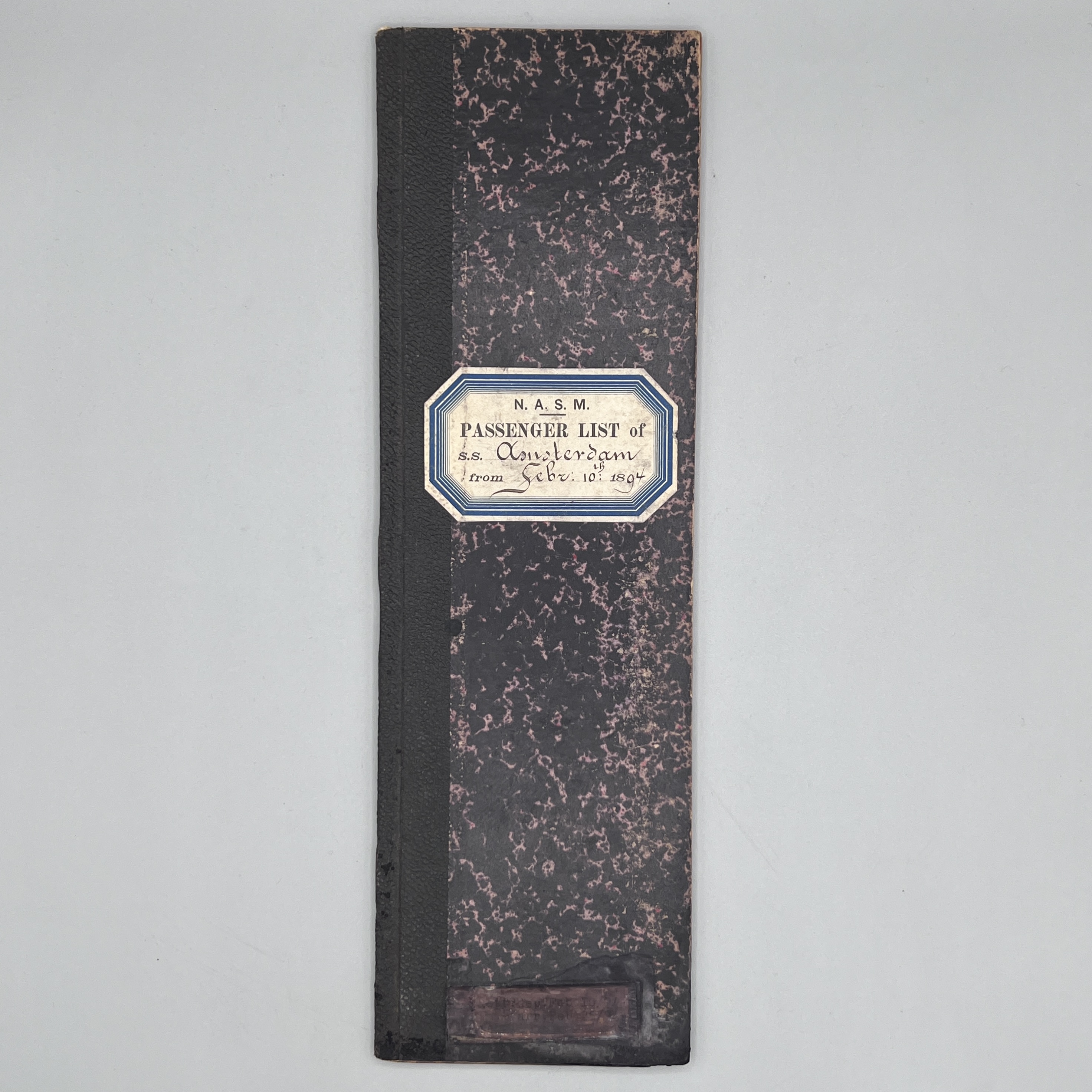 2025/05/12, object photographed in collections storage for database