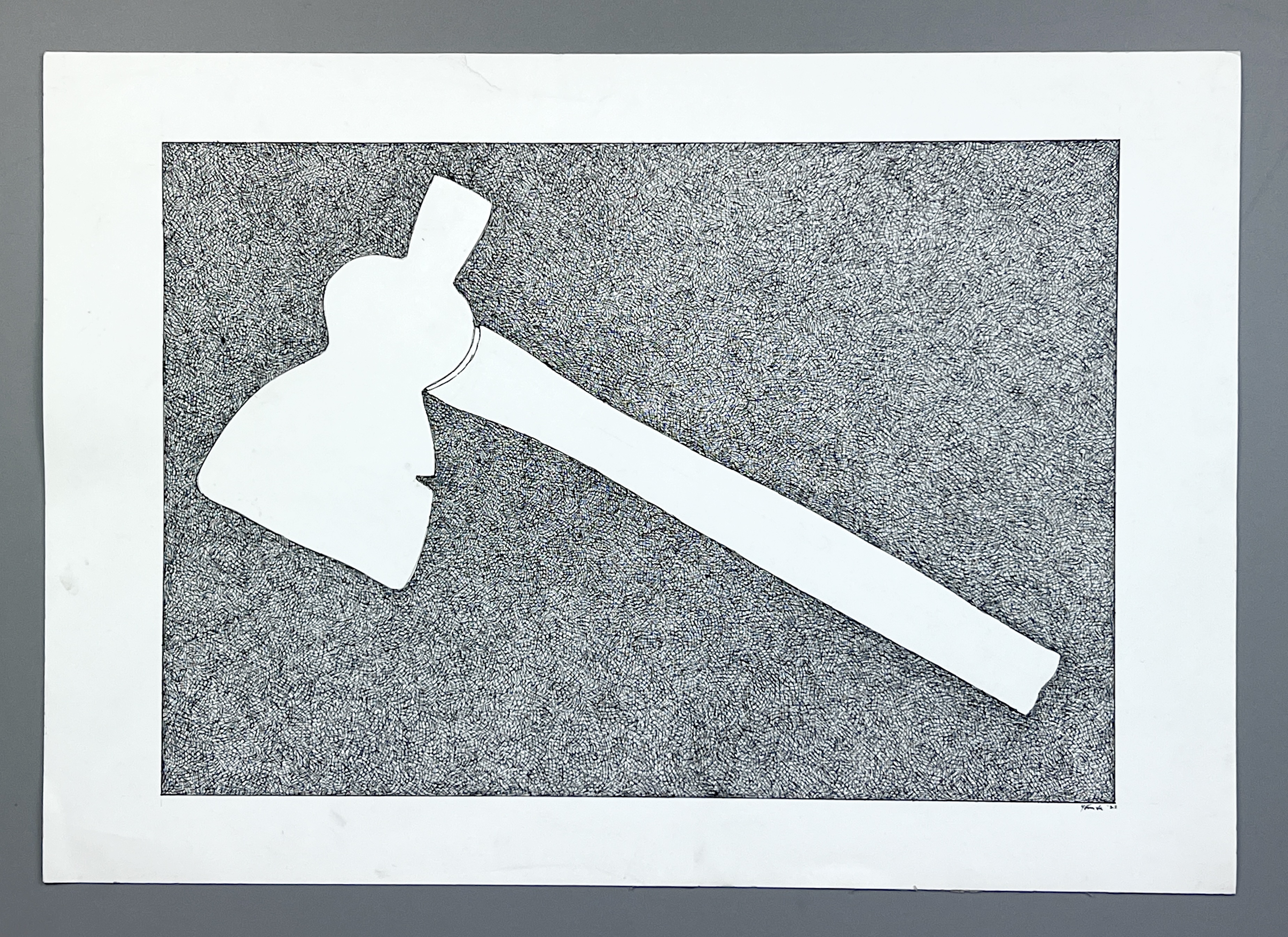 2025/02/13, object photographed in collections storage for database