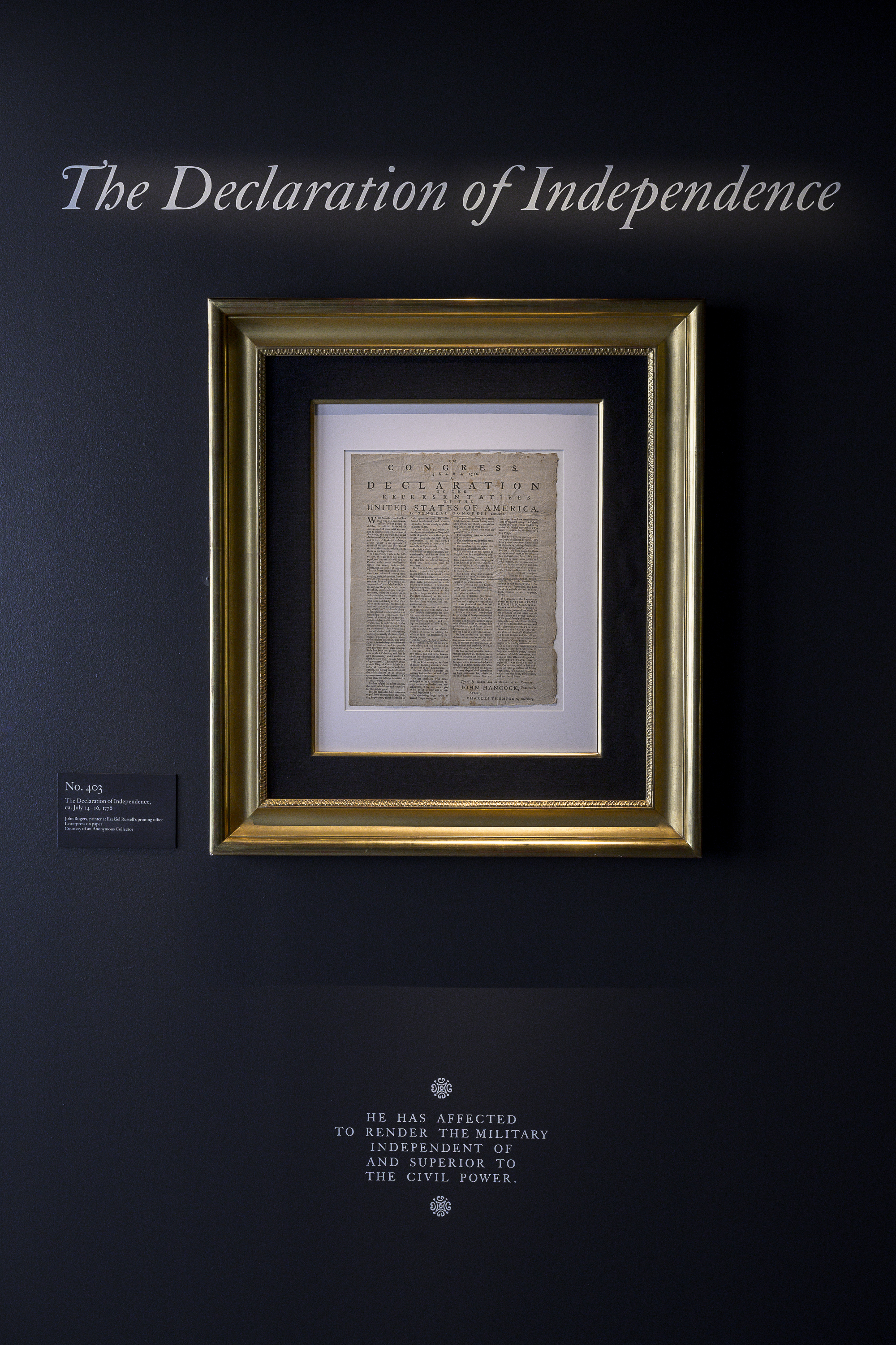 2026/05/22 The Promise of Liberty Installation Photography, Richard Bowditch